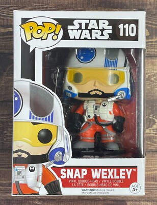 Funko POP! - Star Wars: The Force Awakens - Snap Wexley #110 - NIB w/ Case