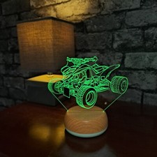 Quad Bike LED Lamp, Quad Bike Night Light, Gift, Birthday Present, Party Gift