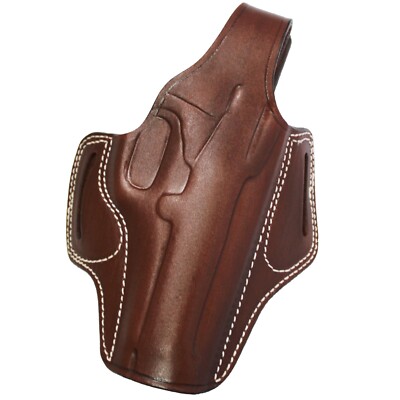 Beretta 92/92F/92FS With Rail Leather OWB Carry Thumb Break Gun