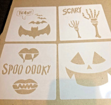 Halloween stencil set of 28 different pages