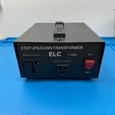 ELC T-1000 1000VA Voltage Converter Transformer-Step Up/Down 110V/220V 