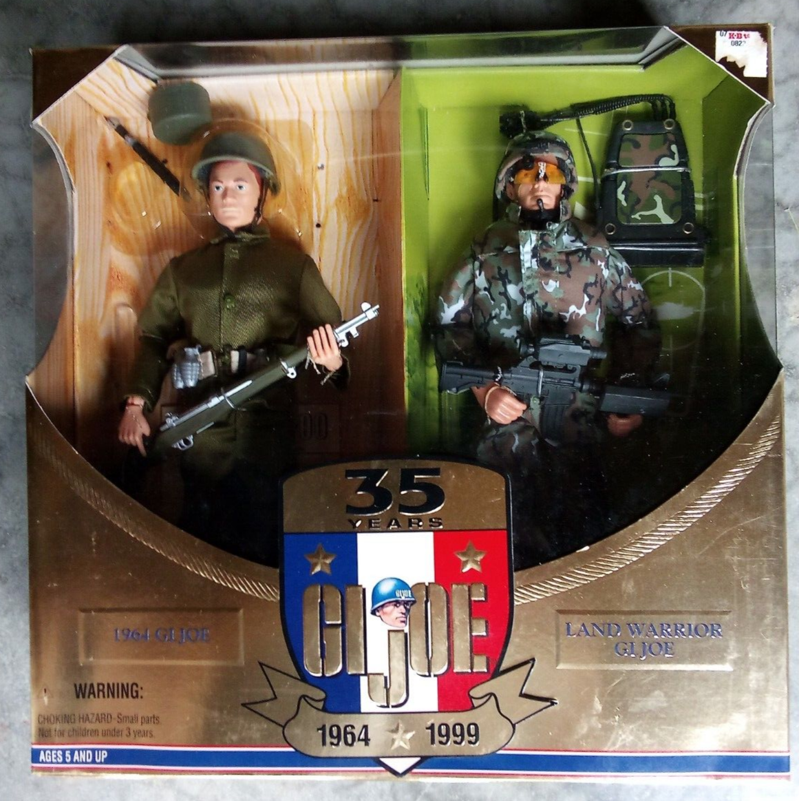 GI Joe 35th Anniversary Land Warrior and 1964 GI Joe Action Figure