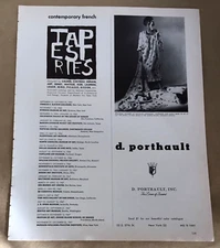 d. porthault linens vintage print magazine ad 1965 art fashion Coronation model
