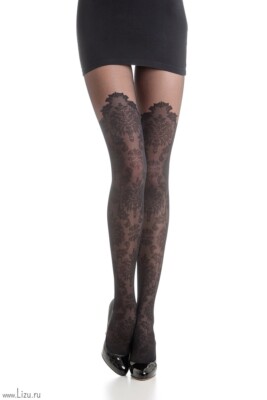 TAYA Collant Velato 20 DENARI Disegno Parigine Autoreggenti