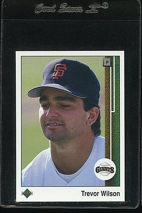 1989 UPPER DECK #733 TREVOR WILSON ROOKIE RC SAN FRANCISCO GIANTS 