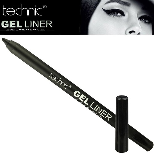 Technic Makeup Gel Eyeliner Soft Kohl Crayon Liner Eye Liner Nero