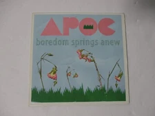 Apoc Boredom Springs Anew CD Album Underground Hip Hop Music Audio