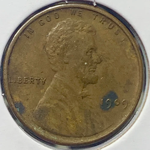 1909 VDB Lincoln Wheat Cent VDB Variety Full Wheat Ears XF - SN603