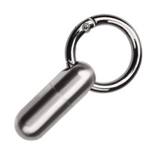 Metal Waterproof Keychain Pill Holder Container Waterproof Pill Boxes