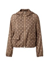 Akris Women's Square Appliqué Zip Up Jacket Size 4