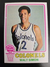 1973-74 Topps Basketball WALT SIMON KENTUCKY COLONELS #218 VINTAGE EX-NM