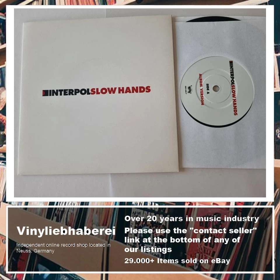 Interpol - Slow hands 7'' Vinyl UK - Photo 4/4