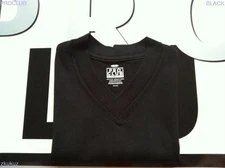 1 NEW PROCLUB V-NECK T-SHIRT COMFORT BLACK BLANK PLAIN TEE PRO CLUB S-3XL 1PC