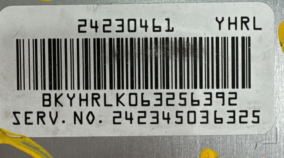 06-11 Chevrolet Impala / Cobalto / HHR / Malibu - TCM TCU - # 24230461 Foto 3 de 3