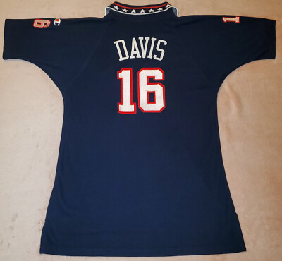 VINTAGE USA Volleyball Champion Blue Jersey #16 made in USA