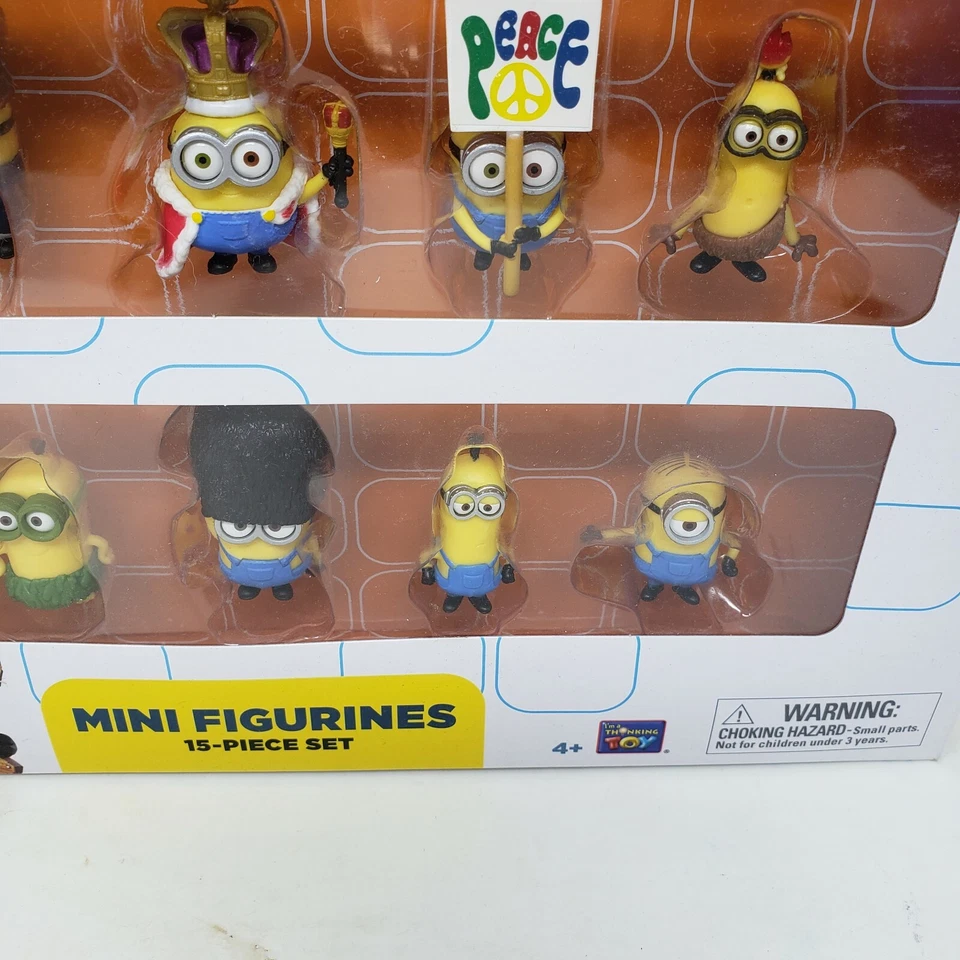 Minions Thinkway Mini Figures 15 Toys R Us Exclusive Highly Detailed In Box NOS - Image 4 of 4
