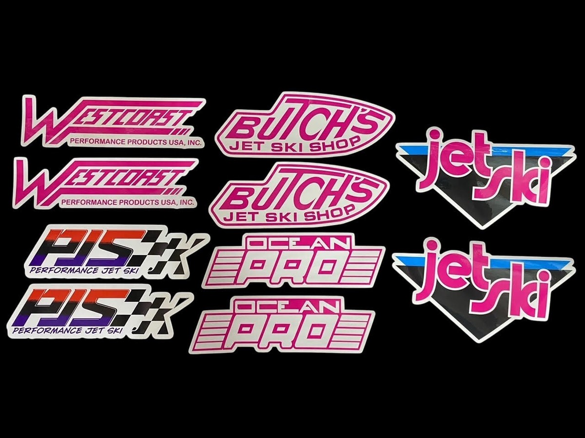 Kawasaki Jet Ski 440 550SX JS 650 Vintage Logo Sticker Kit | eBay