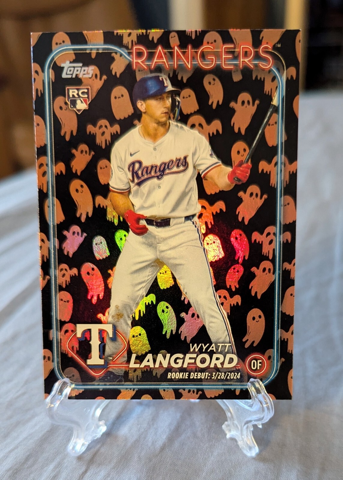 2024 Topps Update Wyatt Langford Ghost Parallel #US341