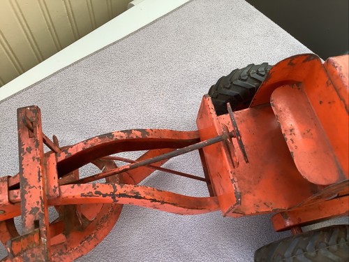 Vintage Doepke Model Toys Pressed Steel Road Grader 25” 1950’s Used Complete - Picture 4 of 19
