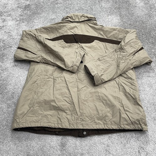 Columbia Interchange Jacket Mens XL Brown Nylon Full Zip Pocket Outdoor Hunting - 第 2/17 張圖片