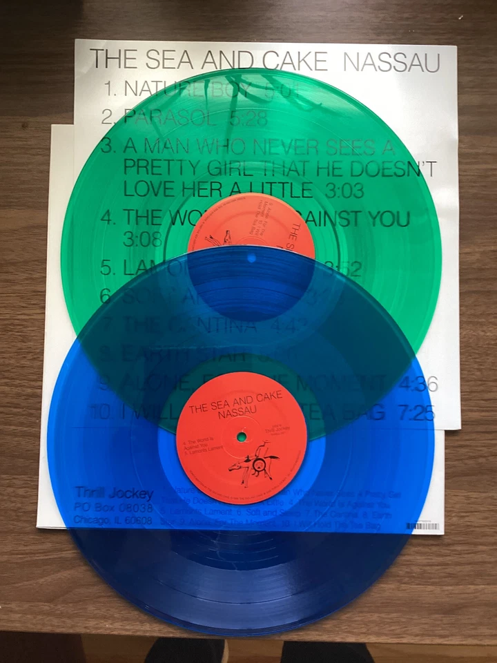 Nassau by Sea and Cake Double LP Limited Edition Blue/Green Vinyl Foto 4 de 4