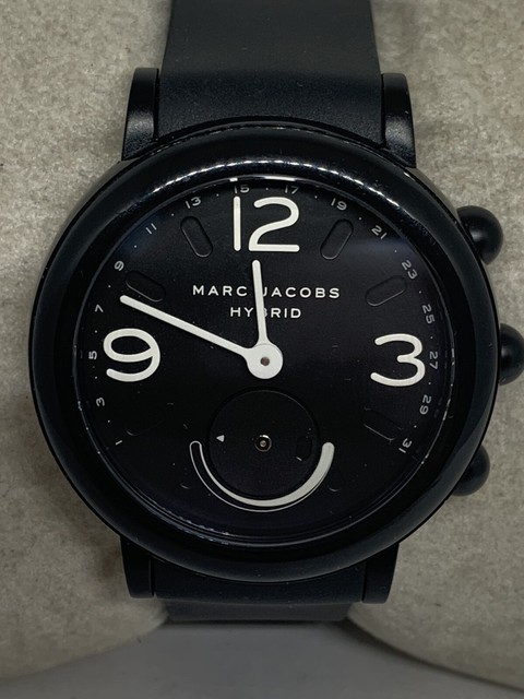 marc jacobs hybrid smartwatch riley black