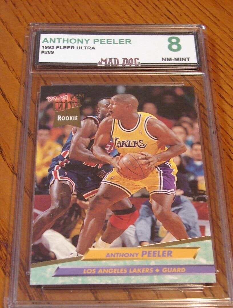 ANTHONY PEELER Rookie----1992 FLEER ULTRA #289---MINT 8