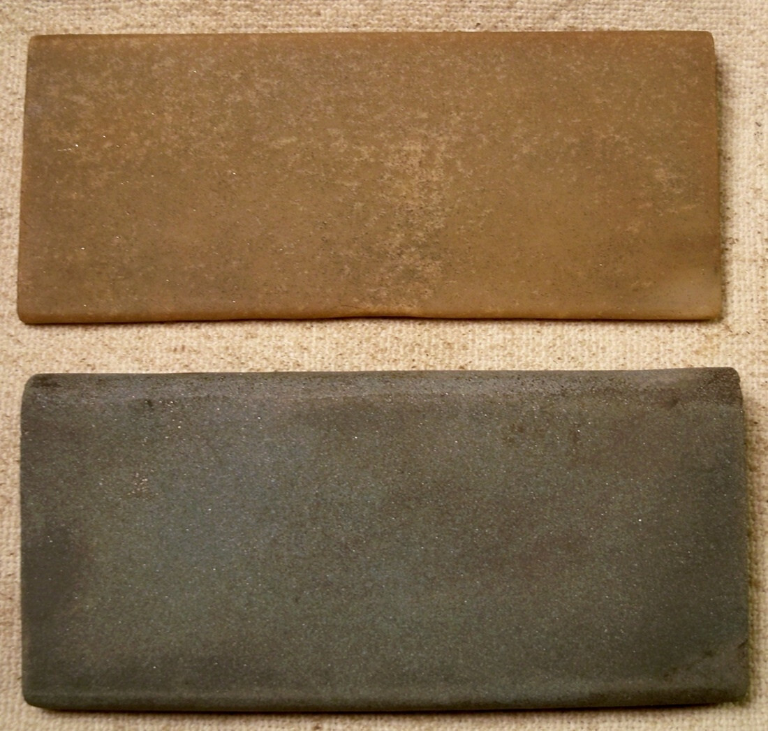 Pair Mahogany Cased Slip Sharpening Stones Good Shape Collectible Tools