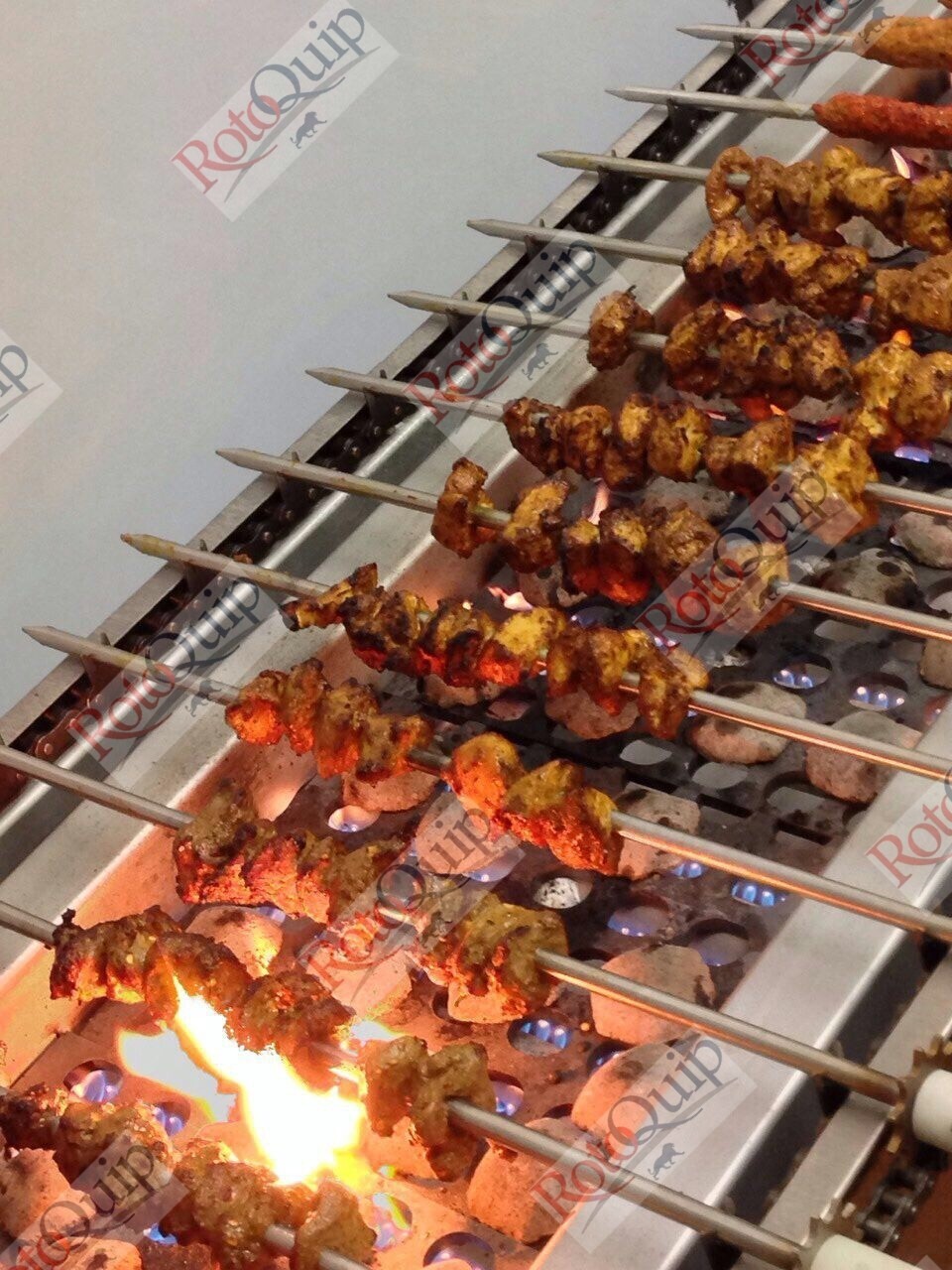 sheesh Kebab Conveyor Charcoal Grill ORIGINAL Automatic Rotating GRILL