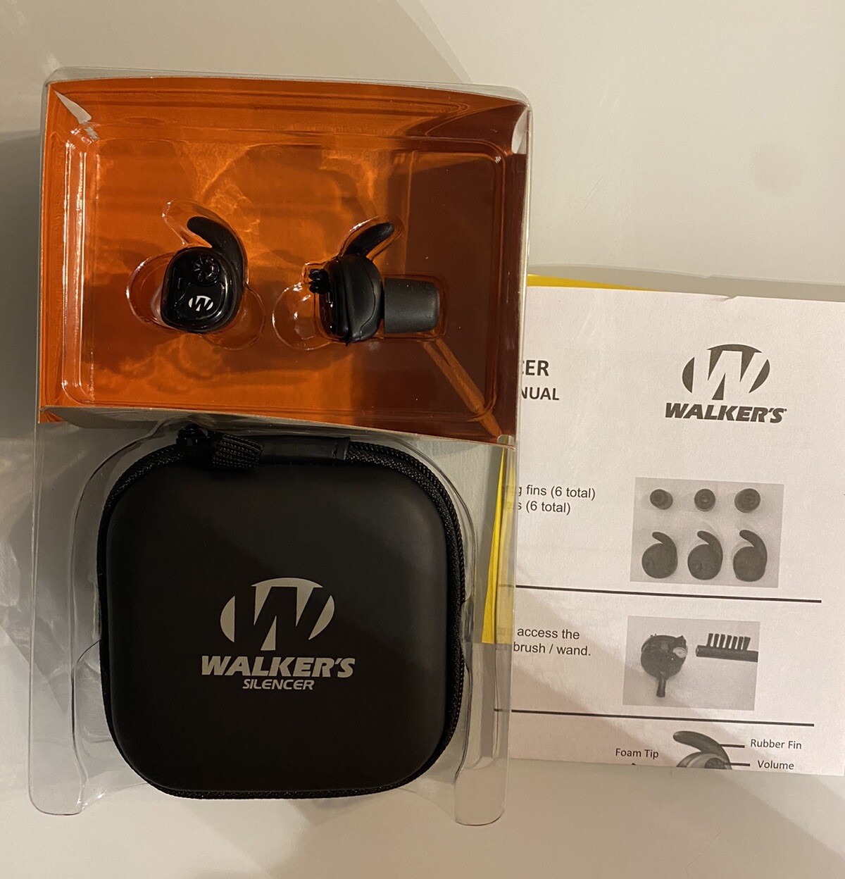Walker's SILENCER Electronic Hearing Protection Ear Buds eBay