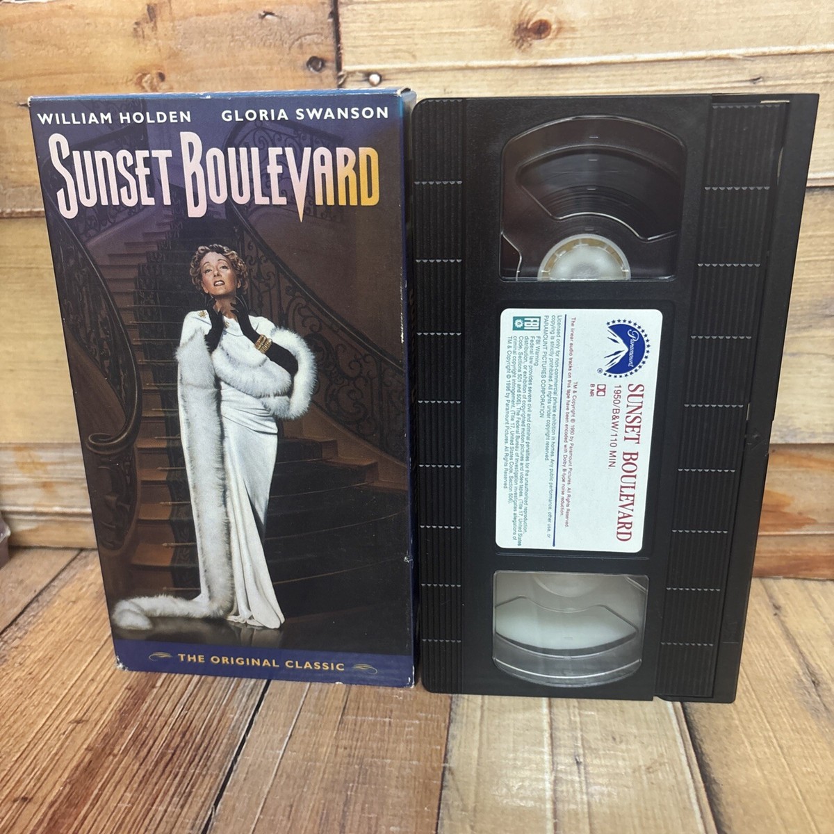 Sunset Boulevard VHS VCR Video Tape Used William Holden | eBay