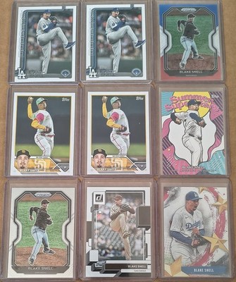LOT of 9 BLAKE SNELL cards Inserts, Base    