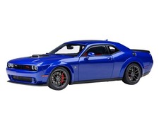 AUTOart 1/18 Dodge Challenger R/T Scat Pack Widebody 2022 Indigo Blue / Metallic