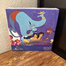NIB Disney Aladdin Jigsaw Puzzle 300 Piece Ceaco Red Barn
