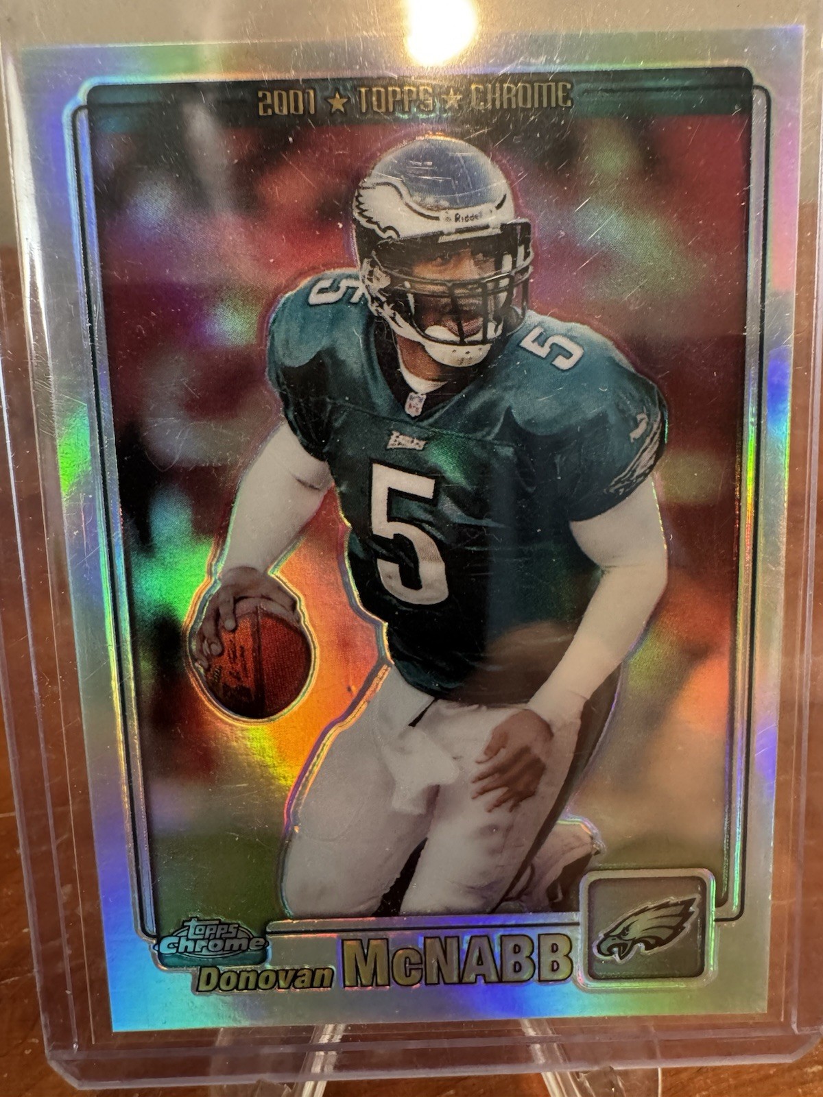 Donovan McNabb 2001 Topps Chrome Refractor #/999