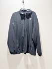 Nike NFL Raiders Football Black Windbreaker Jacket Zip Closure Size XXL