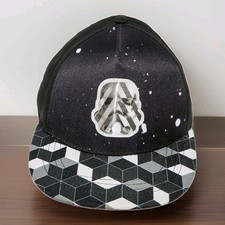 Star Wars Hat Youth Size Black Graphic Snapback Cap Stormtrooper