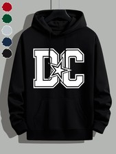 Men's Winter Warm Hooded Sweatshirt - Casual Pullover Sweater with Hood, Regular