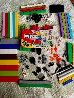 MAX ZURU Building Bricks Blocks 500+ Replacement Pieces compatible w/lego