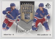 2021-22 SP Authentic Future Icons 175/399 Adam Fox Nils Lundkvist #FI-20 2vh