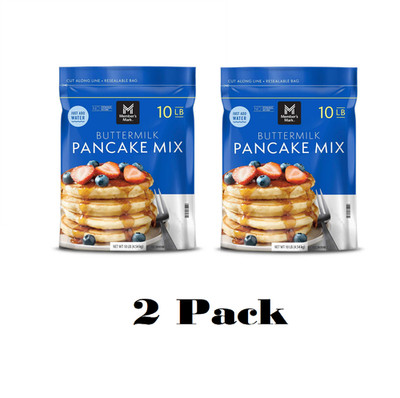 2 PACK - Member's Mark Buttermilk Pancake Mix 10 Lbs (Total 20 lbs) FREE SHIP!!
