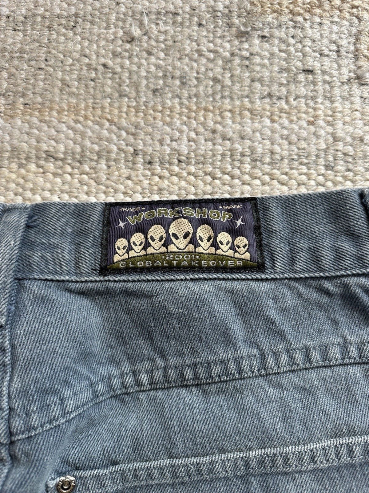 RARE Alien Workshop Global takeover 2001 USA Jean… - image 6