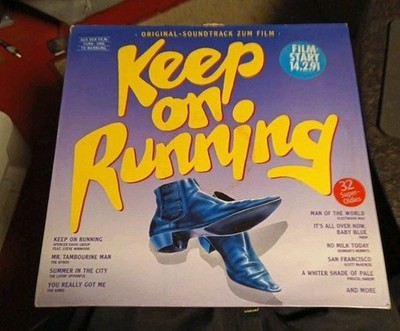SOUNDTRACK ZUM FILM  -  KEEP ON RUNNING !! ( DLP ) !! D-Press !! VINYL NEAR MINT
