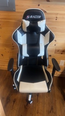 S-Racer White/Black Gaming Chair