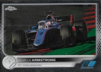 Marcus Armstrong 2022 Topps Chrome Formula 1 - #136 -