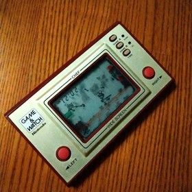 GAME & WATCH CHEF, one unit only, with scratches and dirt, no batteries,