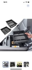 2pcs Rear Center Console Organizer Tray