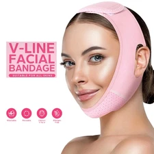 Reusable V Line Mask Facial Slimming Strap Double Chin Reducer Chin Up Mask Face