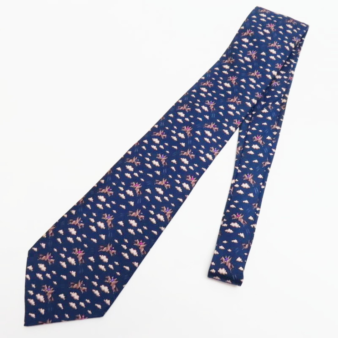 Excellent Condition HERMES  Pegasus Pattern Silk … - image 2