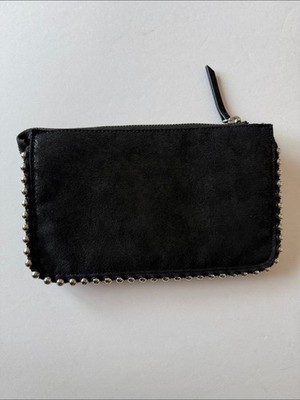 Zara studded small black clutch VGUC